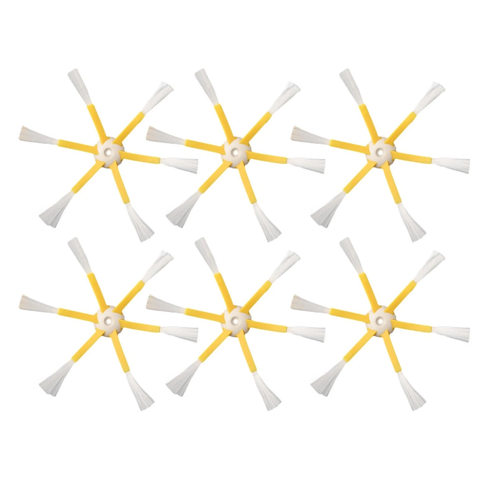 6-Arm Side Brush Accessories for Vacuum Cleaner (3/6 Pcs)
