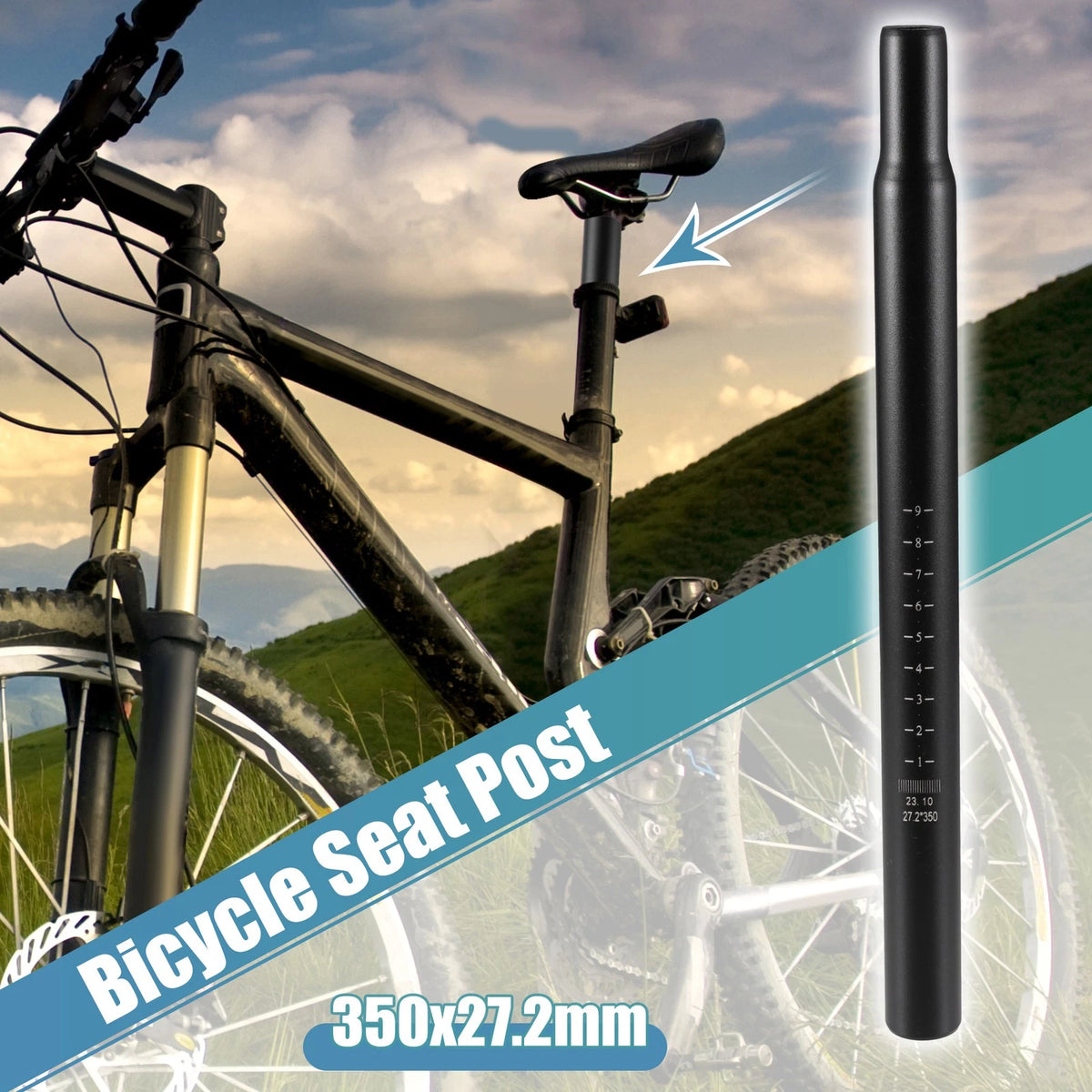 Bike Seat Post Mount Aluminum Universal Replacement for Universal Fit (2000–2026)