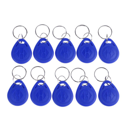 10Pcs TK4100 RFID Keychains for Door Access Card (125KHz)