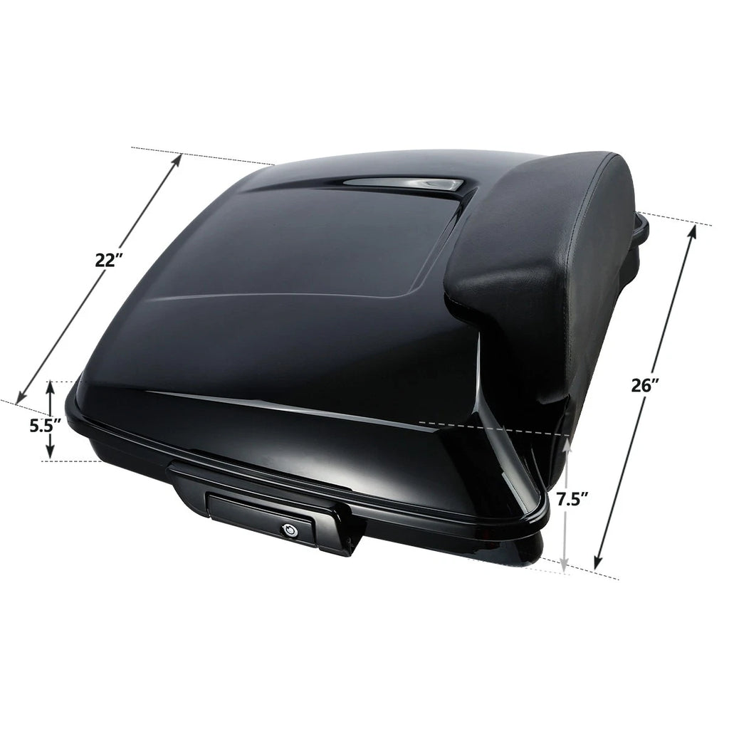 Trunk Backrest Rack Docking Plate for Harley Electra Glide (2014–2026)