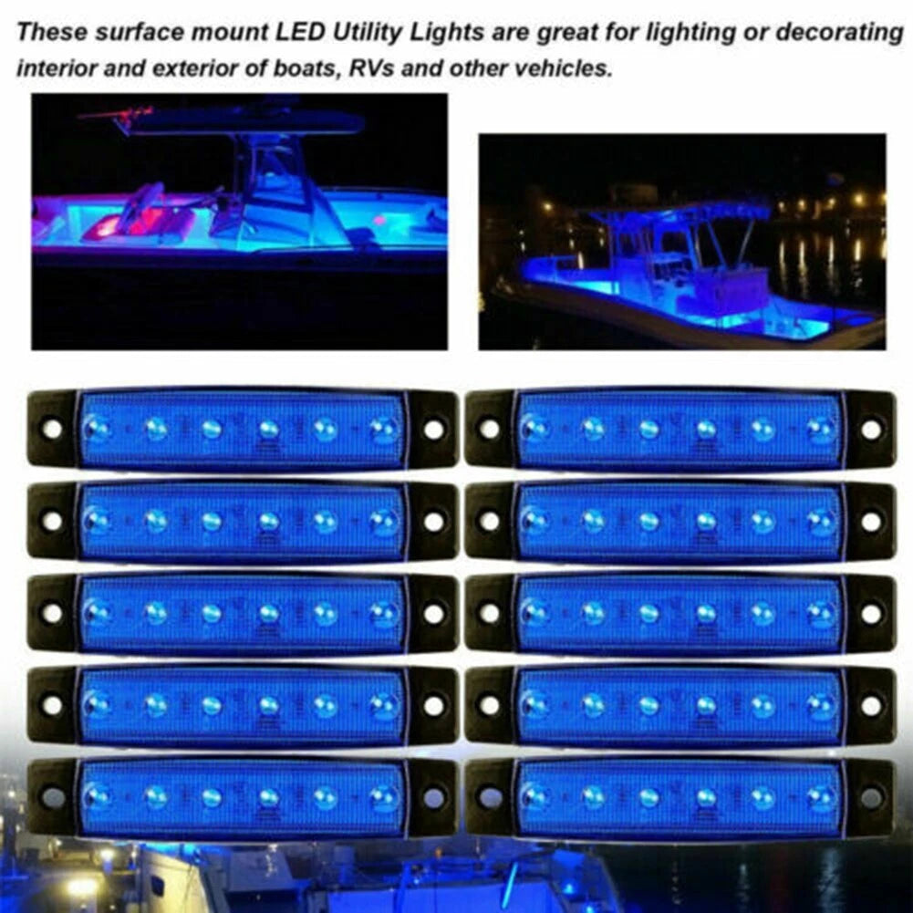 Vibrant Blue LED Rock Lights for Jeep