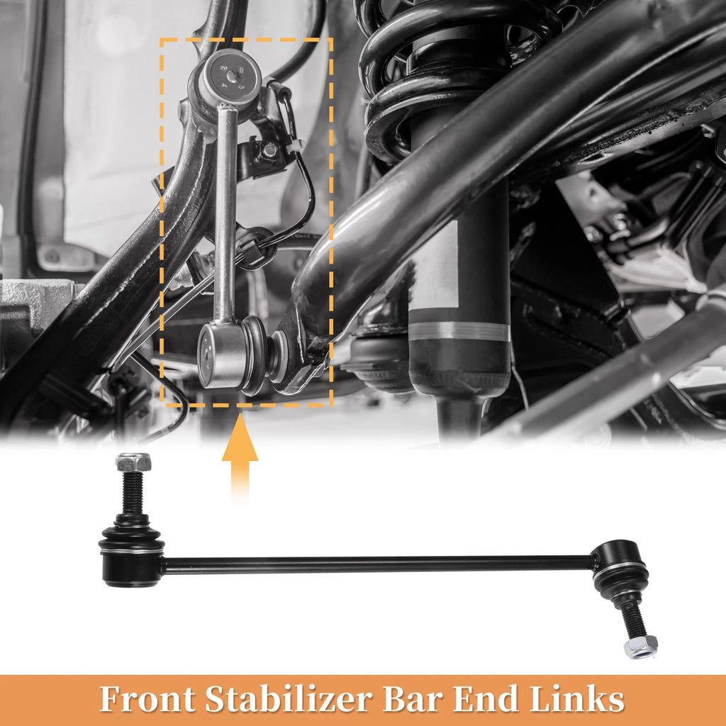 2PCS Front Stabilizer Sway Bar Link Replacement for Mercedes-Benz C-Class (2008–2021)