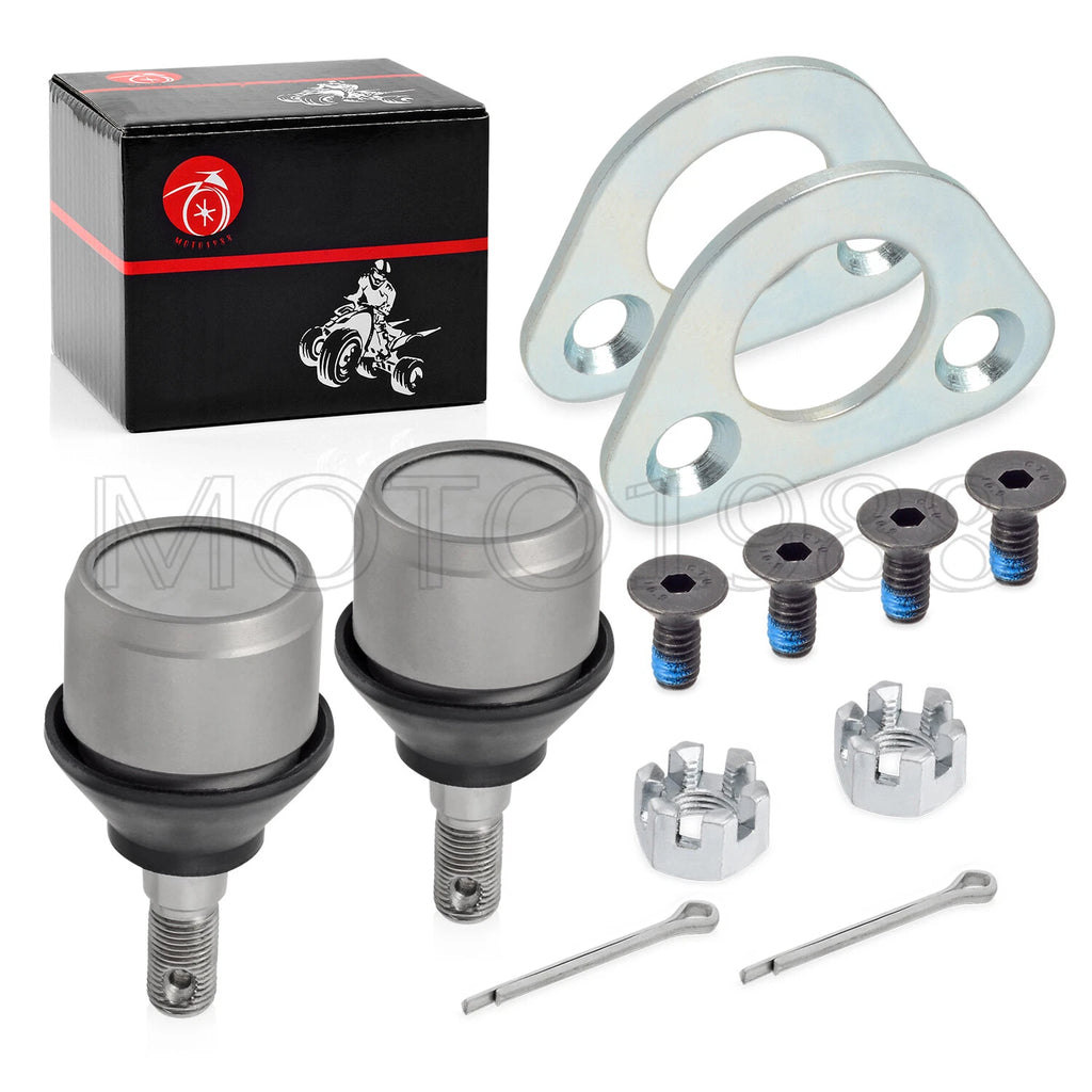 Set of 2 Ball Joint & Bracket Kit for Polaris Ranger 400 425 500 570 700 800 ETX EV