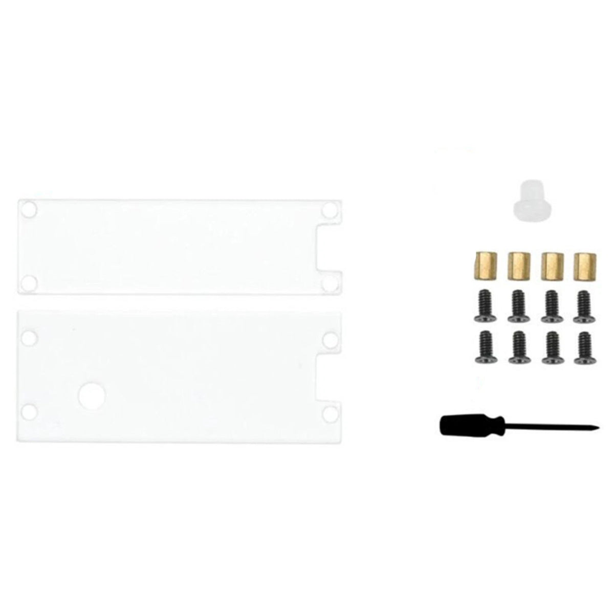 Dual-Side Protection Clear Acrylic Panel Case for Raspberry Pi Pico (2021–2023)