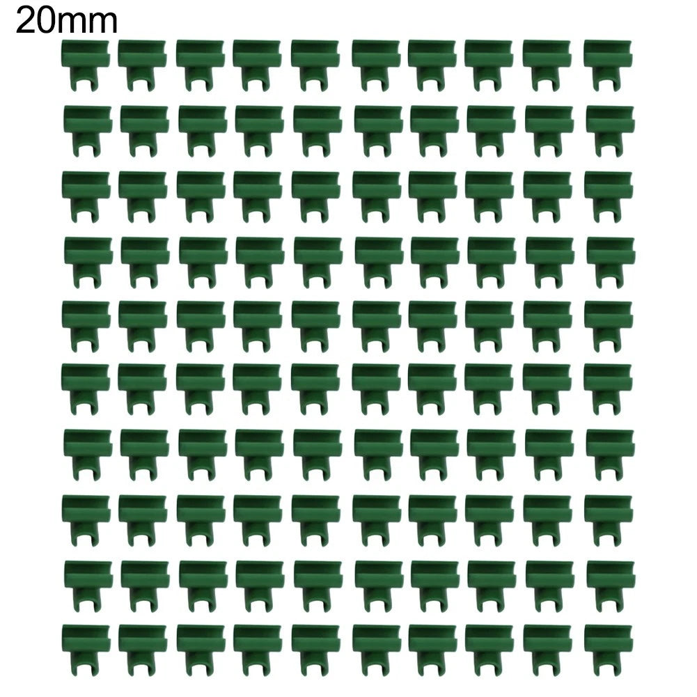 100PCS Garden Trellis Plant Clips Rotatable Rod Connector Buckle