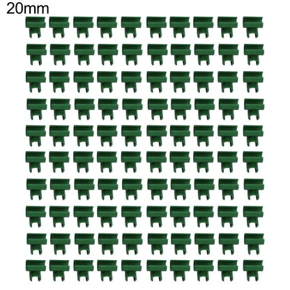100PCS Garden Trellis Plant Clips Rotatable Rod Connector Buckle