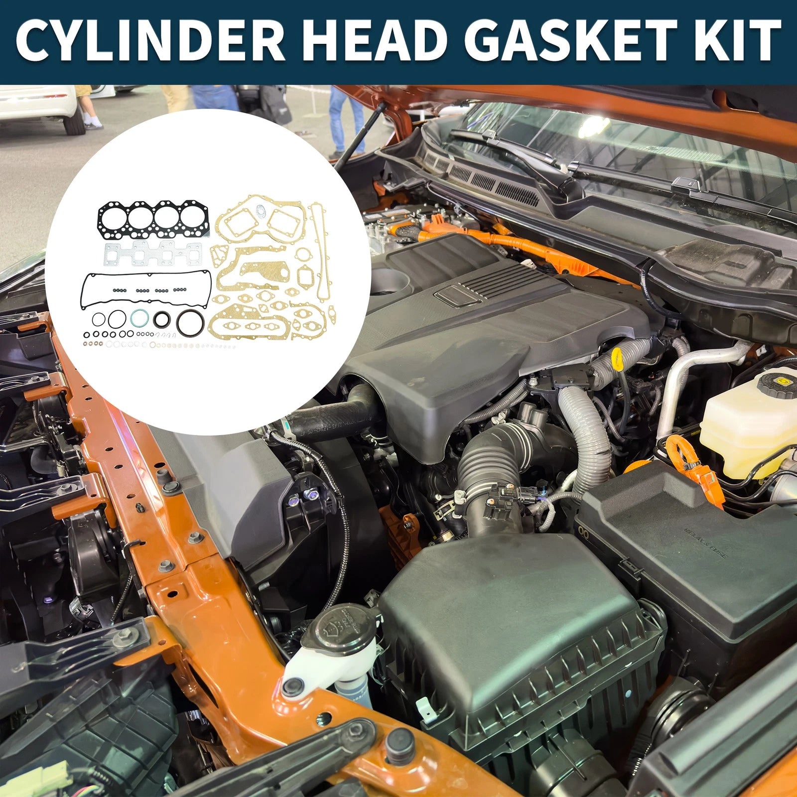Cylinder Head Gasket Kit Replacement for Toyota 15B (1950–1950)