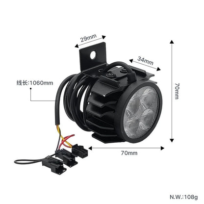 Front Mount LED Headlight for Kugoo M4/M4 Pro