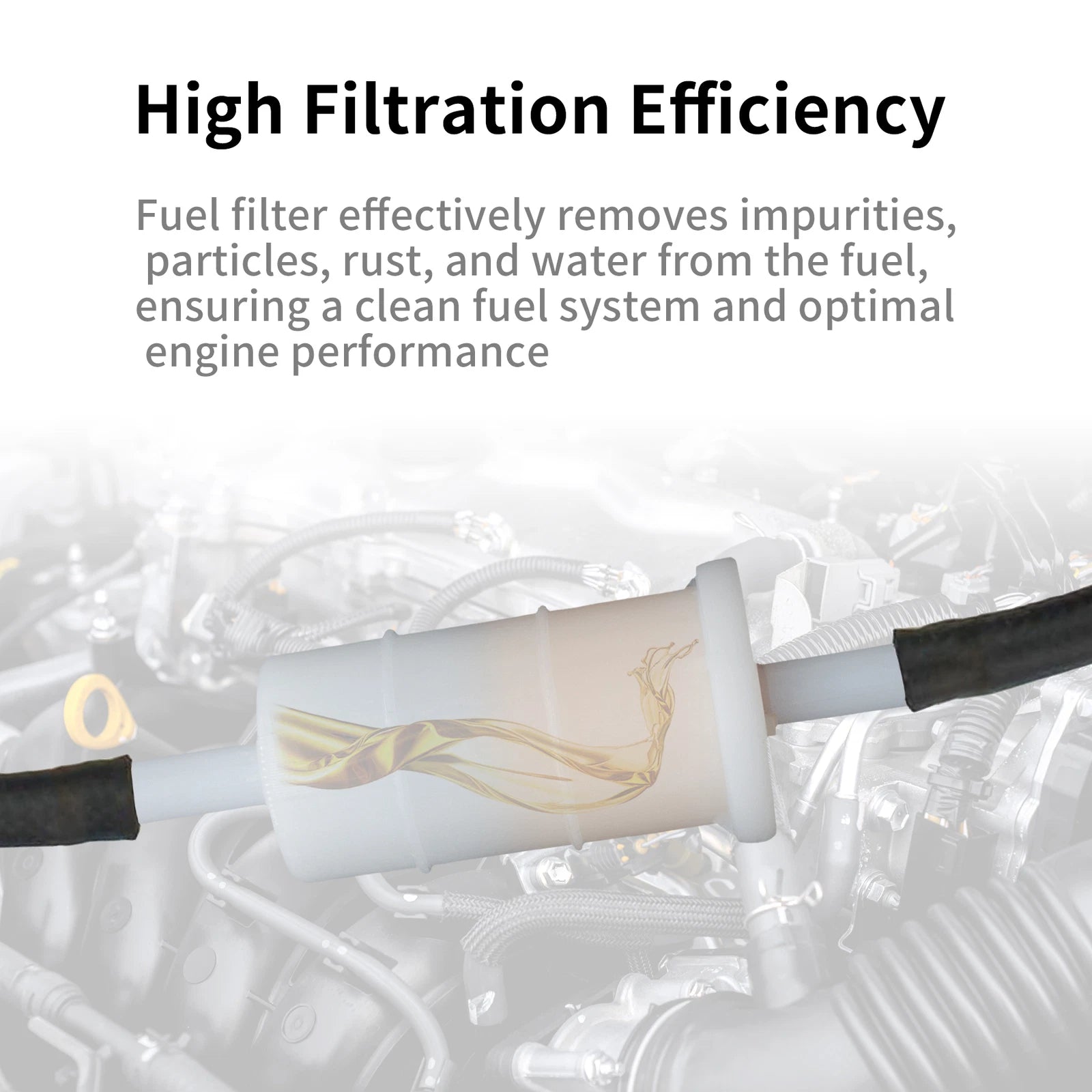 Fuel Filter 5/16" for 3-Cyl 2-Stroke 40-90 hp (35-8162961)