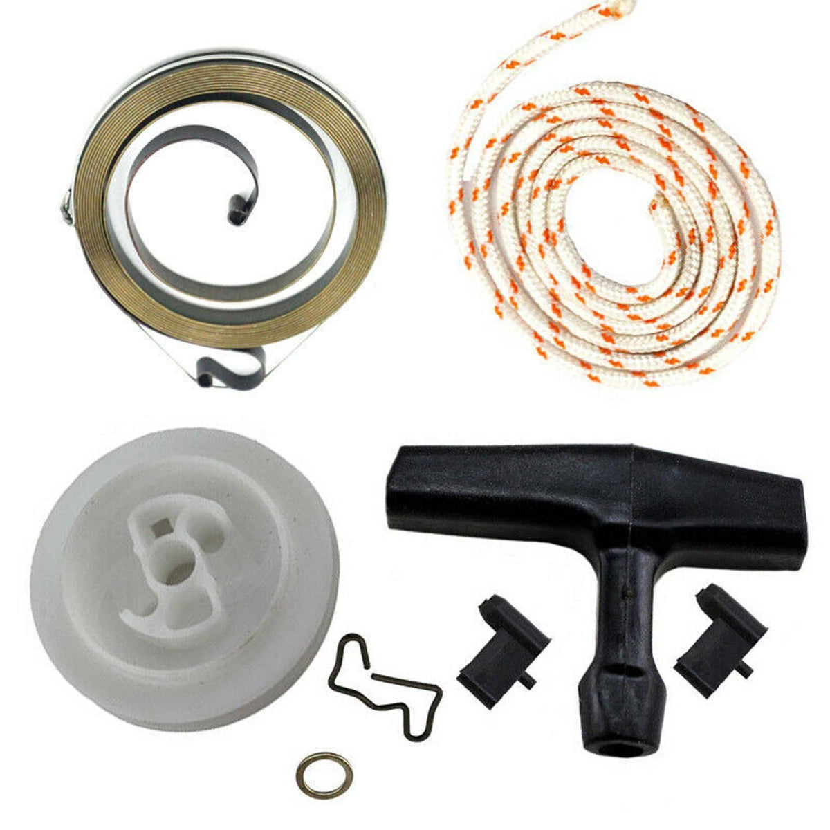 Recoil Starter Handle Rope Pulley Spring Kit for Stihl 034 036 044 046 M