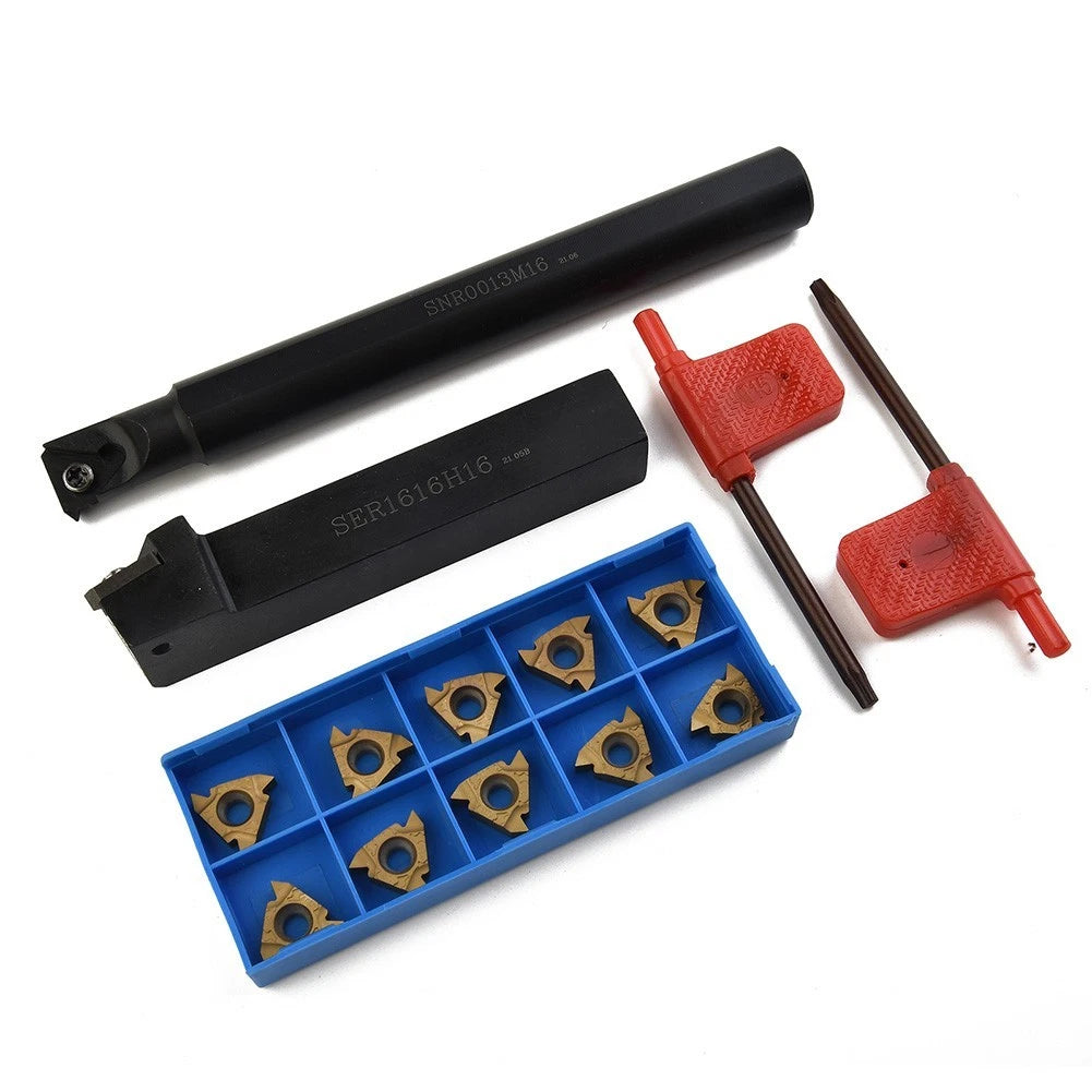 12pcs Threading Inserts for Lathe Internal 1/2" 5/8"