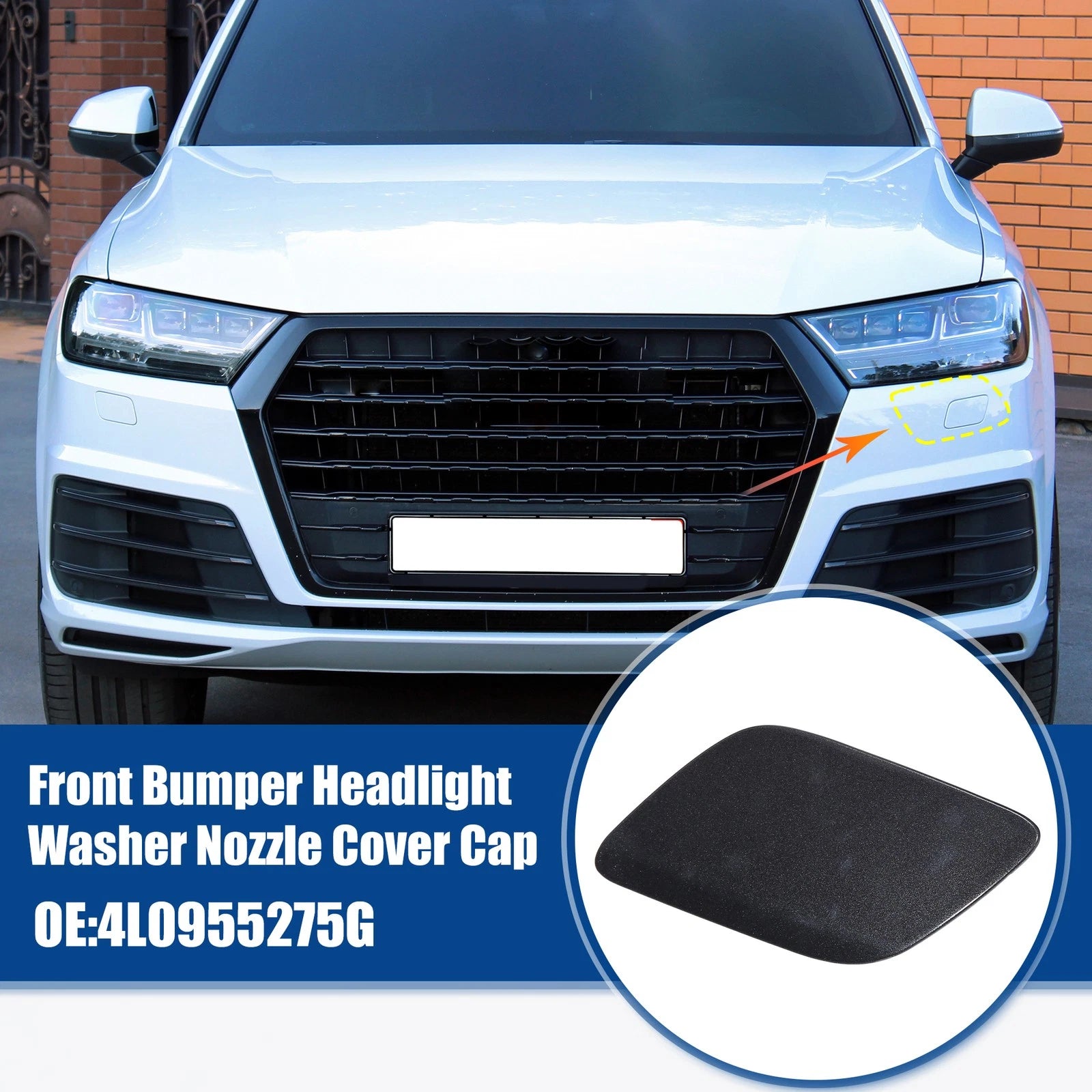 Headlight Washer Nozzle Cover Front Left for Audi Q7 (2010–2023)