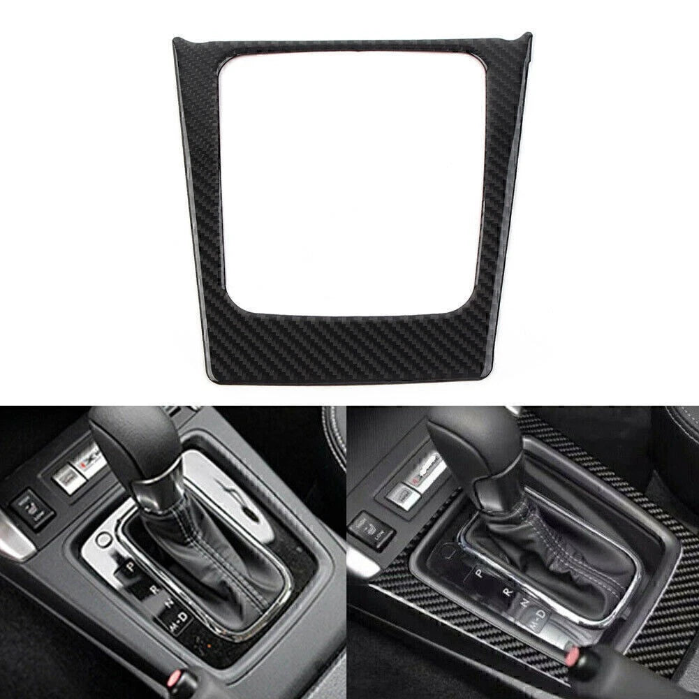 Carbon Fiber Control Panel Frame Trim Cover for Subaru Forester (2013–2018)