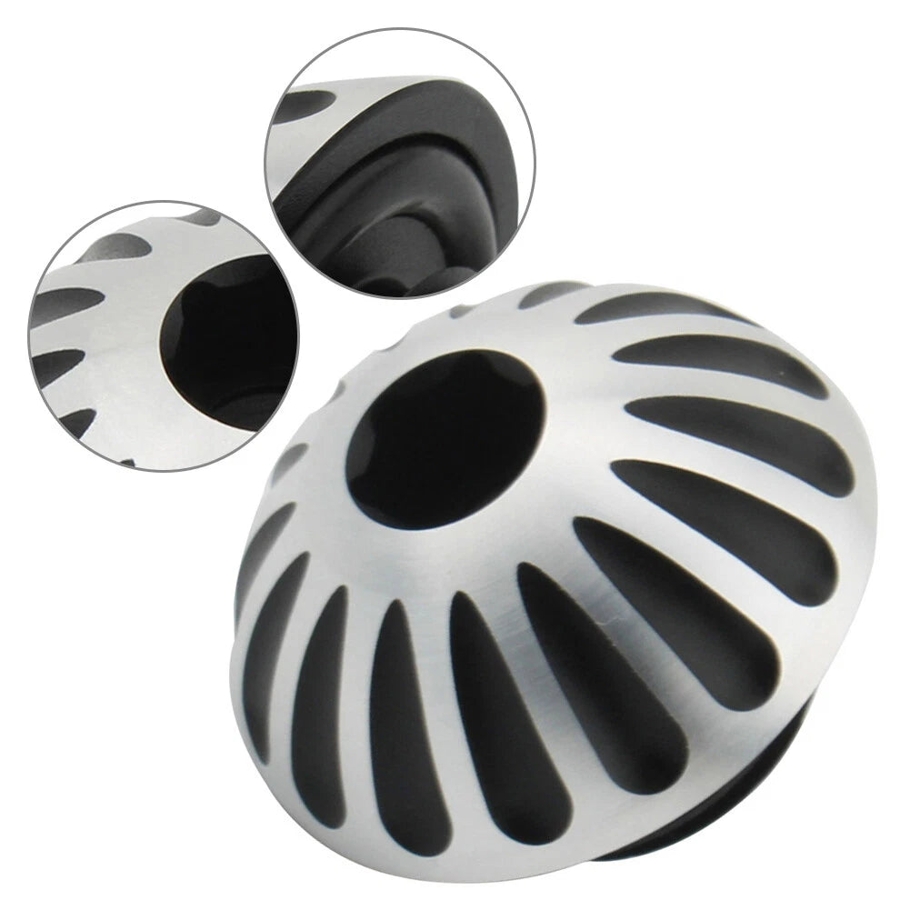 Black & Chrome Engine Oil Filler Cap Plug Cover For T100 Speedmaster Scrambler