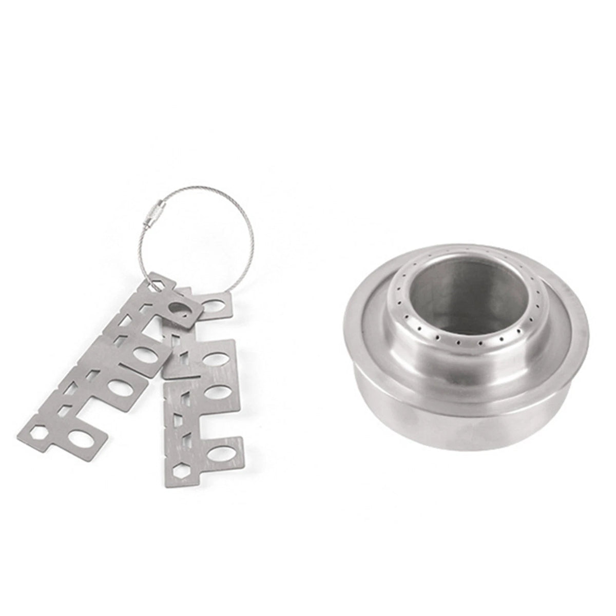 Portable Camping Alcohol Stove with Cross Stand