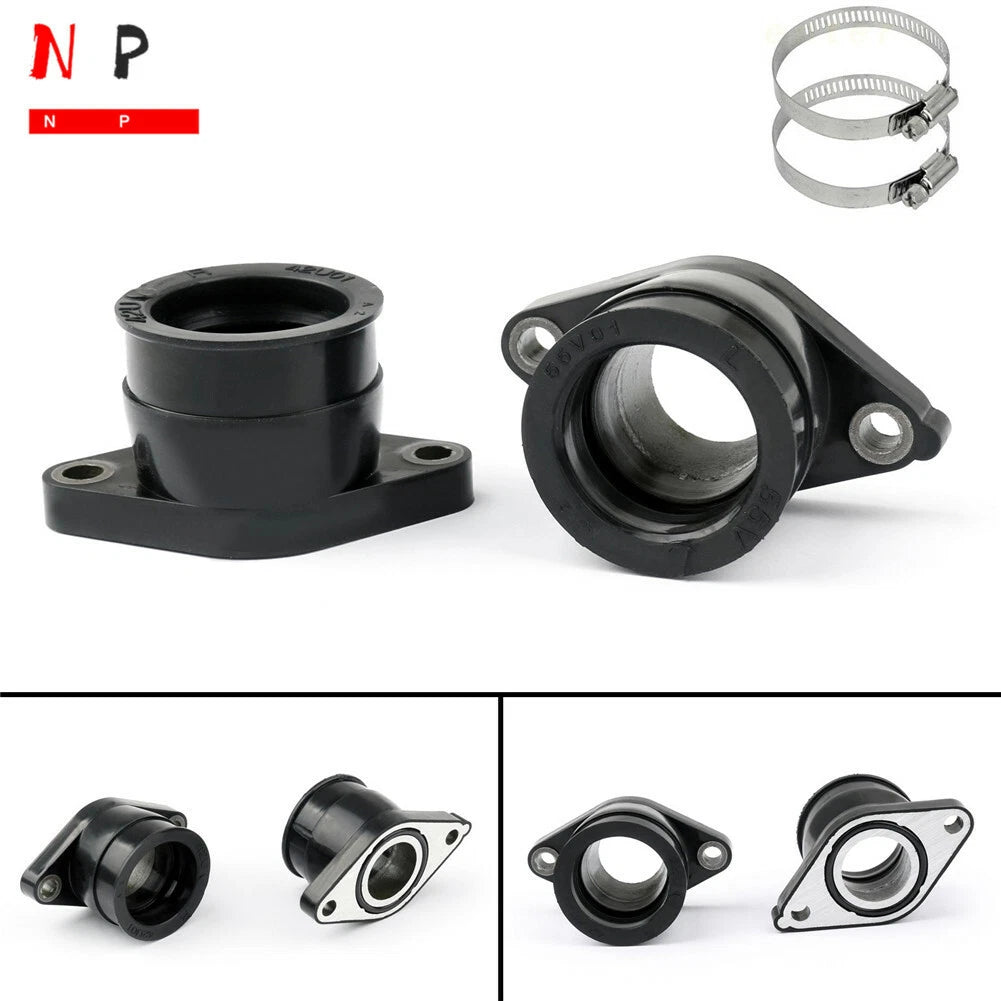 2Pcs Carburetor Intake Manifold Boots for Yamaha TT350 (1986–1987)