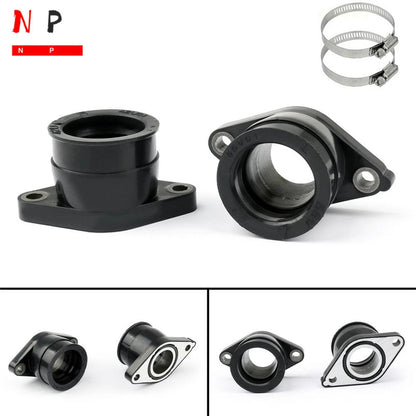 2Pcs Carburetor Intake Manifold Boots for Yamaha TT350 (1986–1987)