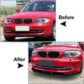 Front Bumper Lip Splitter for BMW 1 Series E81 E82 E87 E88 (2008–2011)