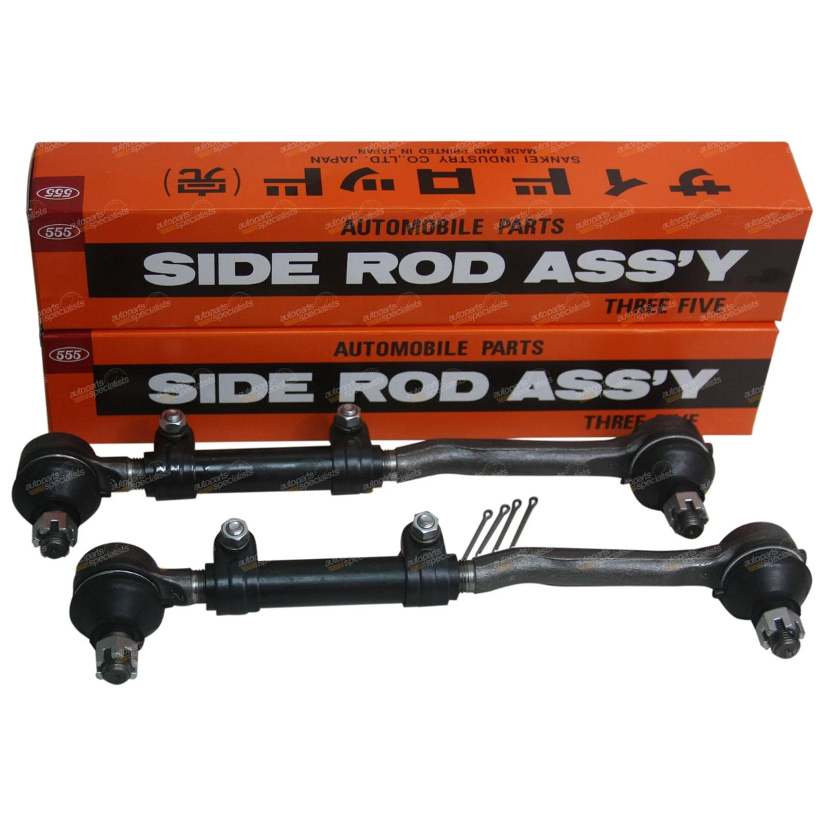 2 Inner + Outer Tie Rod Ends for Hilux 4Runner Surf (LN130 RN130 VZN130 YN130)