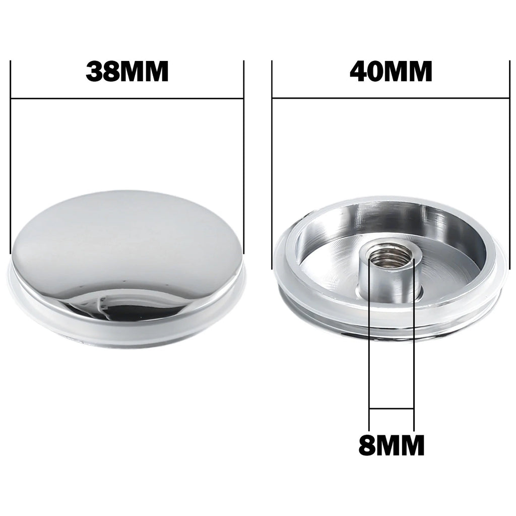 38mm Replacement Sink Waste-Plug Cap for (Chrome)