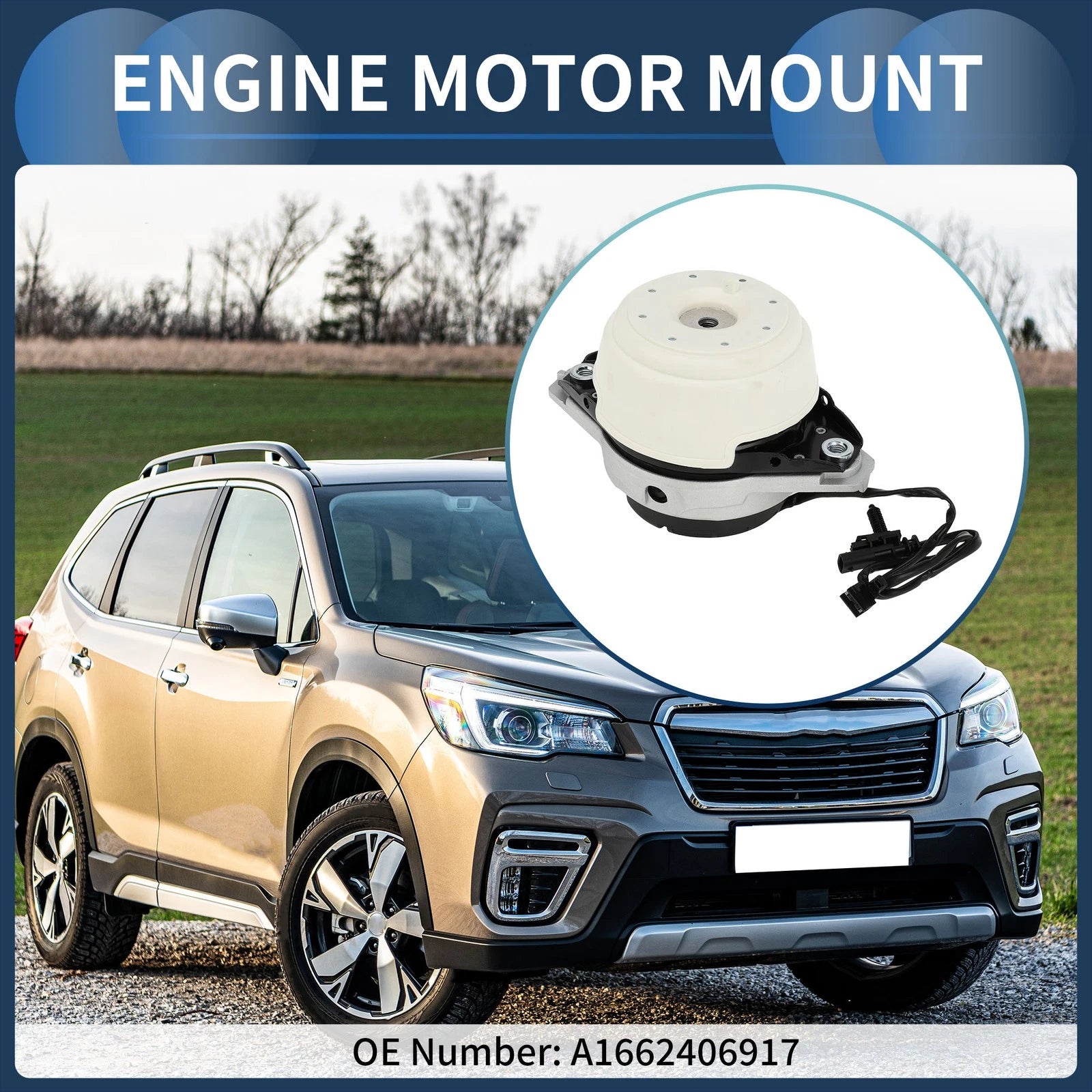 Engine Motor Mount Replacement for Mercedes-Benz GLE W166 3.0T 2016–2018