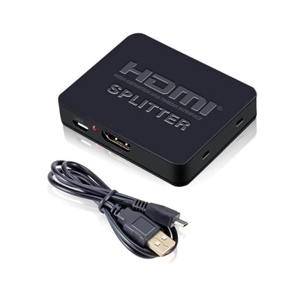 HDMI Splitter 1 in 2 Out 1080P 4K Adapter for Universal Use