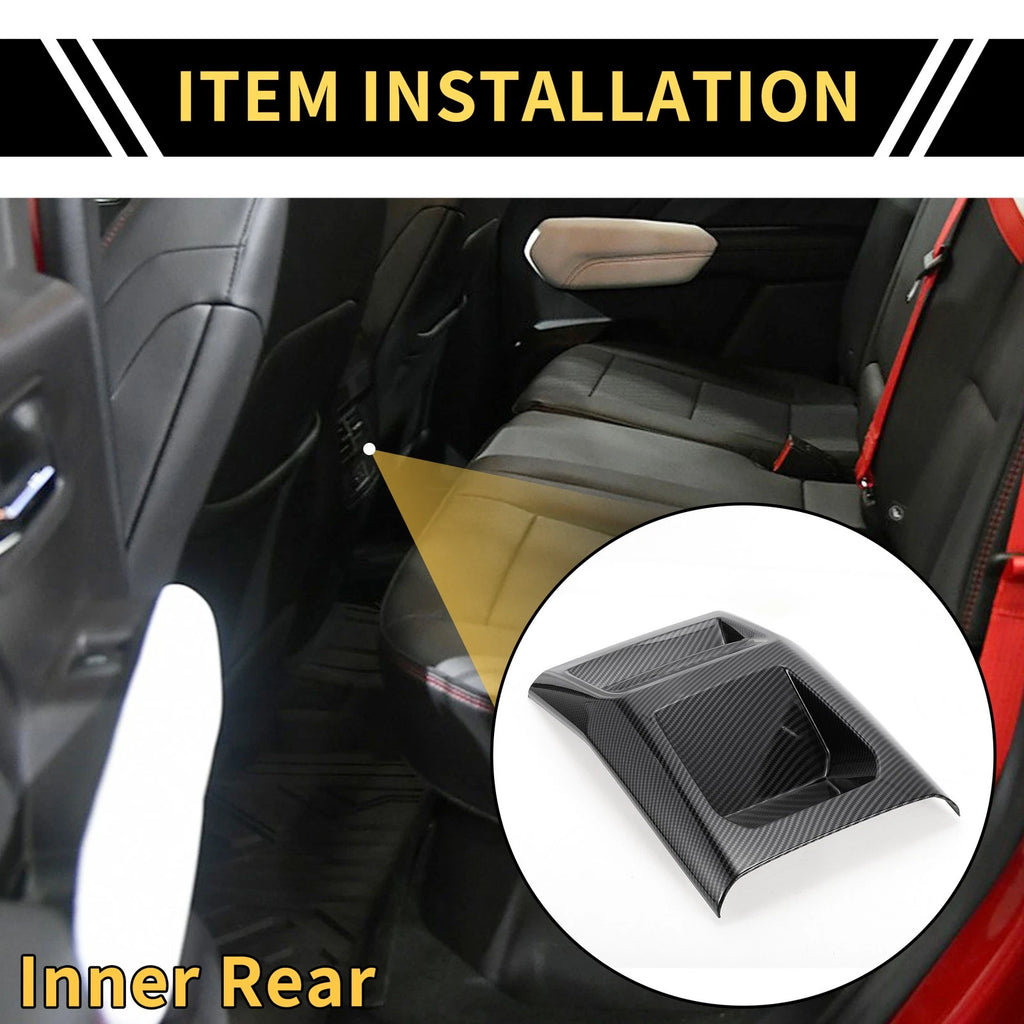 Central Armrest AC Vent Cover Trim Replacement for Chevy Colorado (2023–2024)