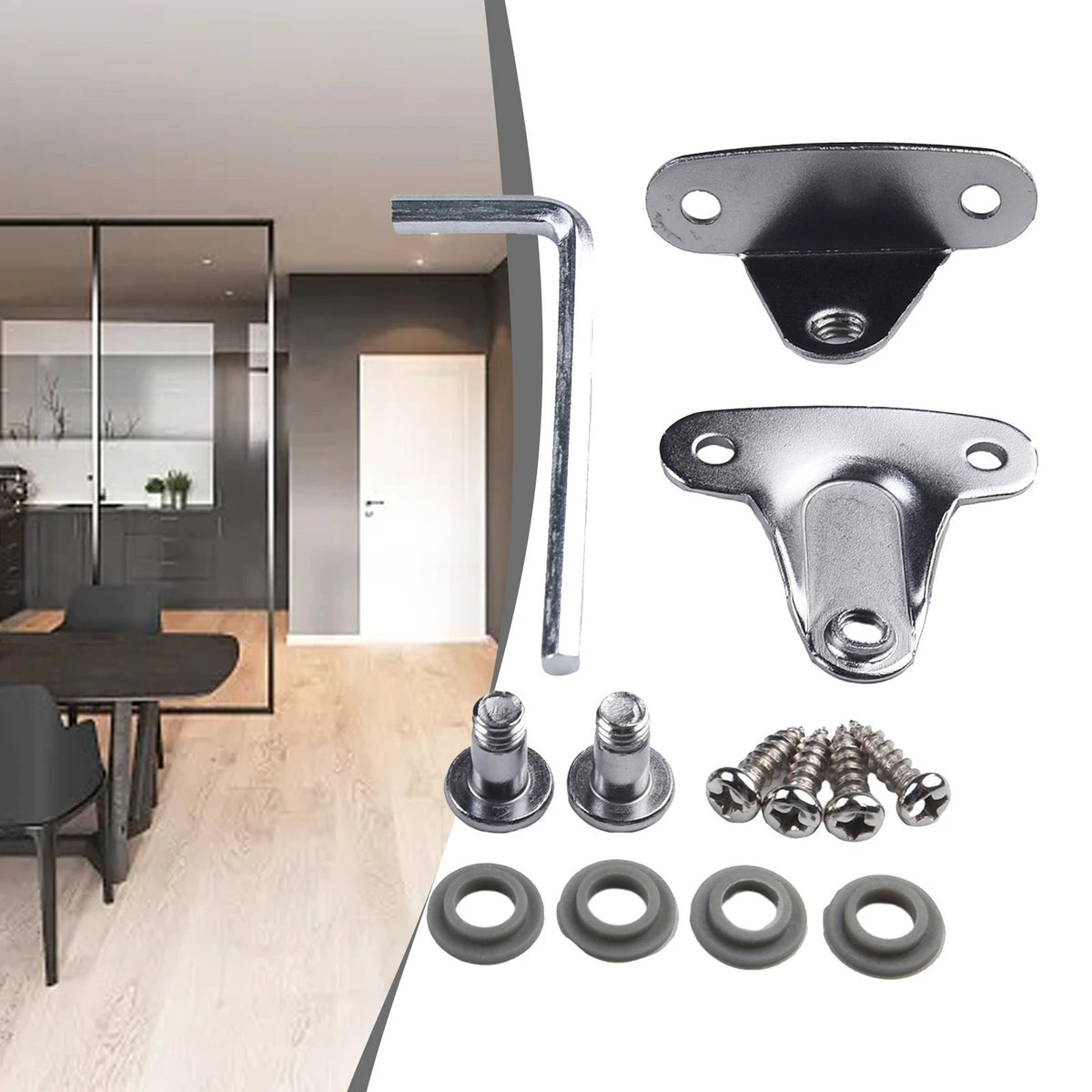 Soft Close Gas Lift Up Stay Support Hinge for Cabinet/Cupboard