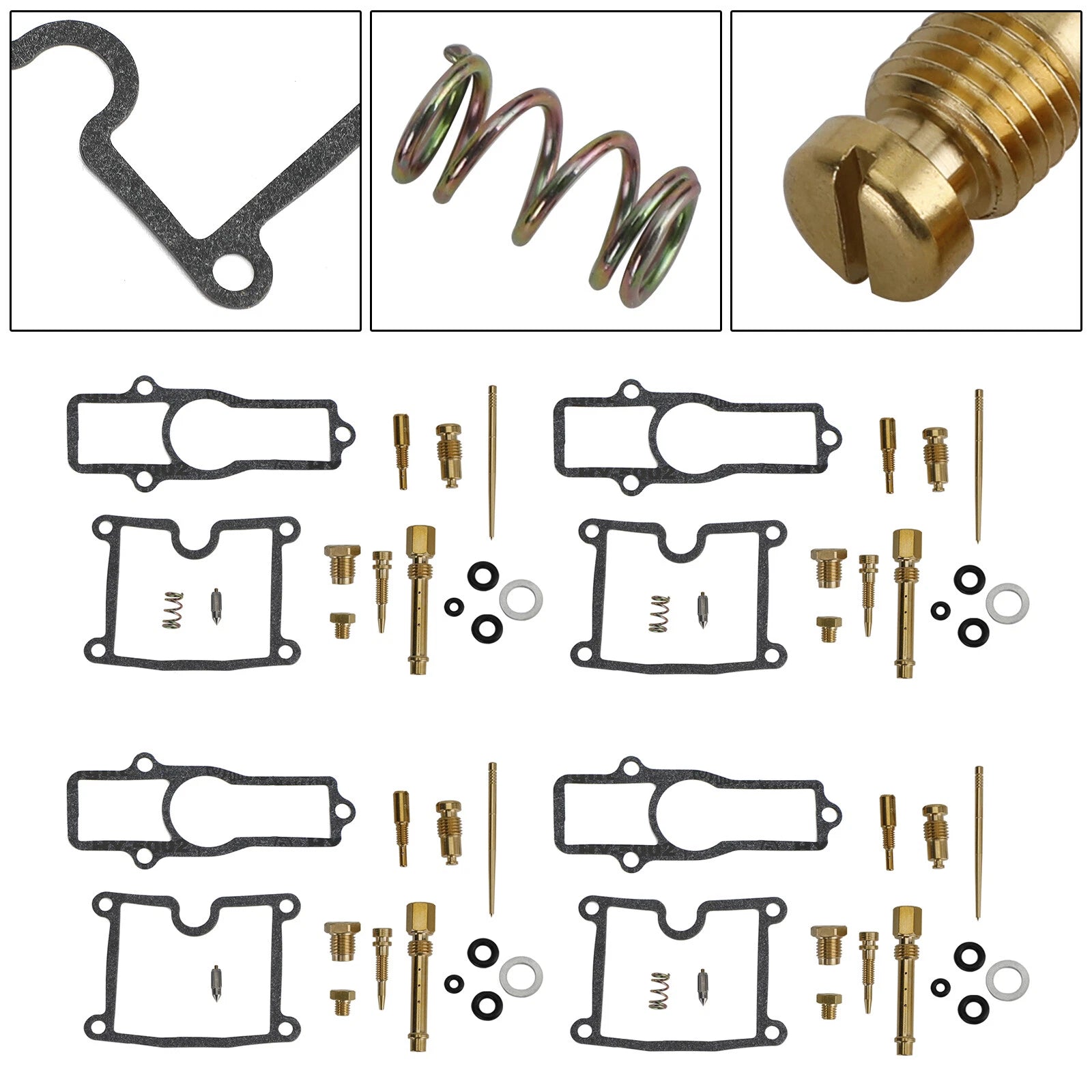 4X Carburetor Rebuild Kit for Kawasaki Z400 KZ400FX KZ550 GPZ550 (1980–1983) T9