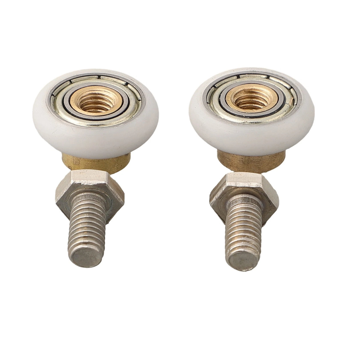 Set of 4 Door Rollers for Runners 4-8mm 6-8mm Nylon Outer Wheel