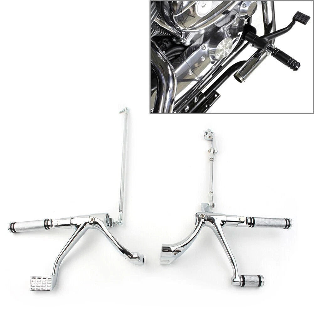 Chrome Forward Controls for Harley Sportster (2004–2013)