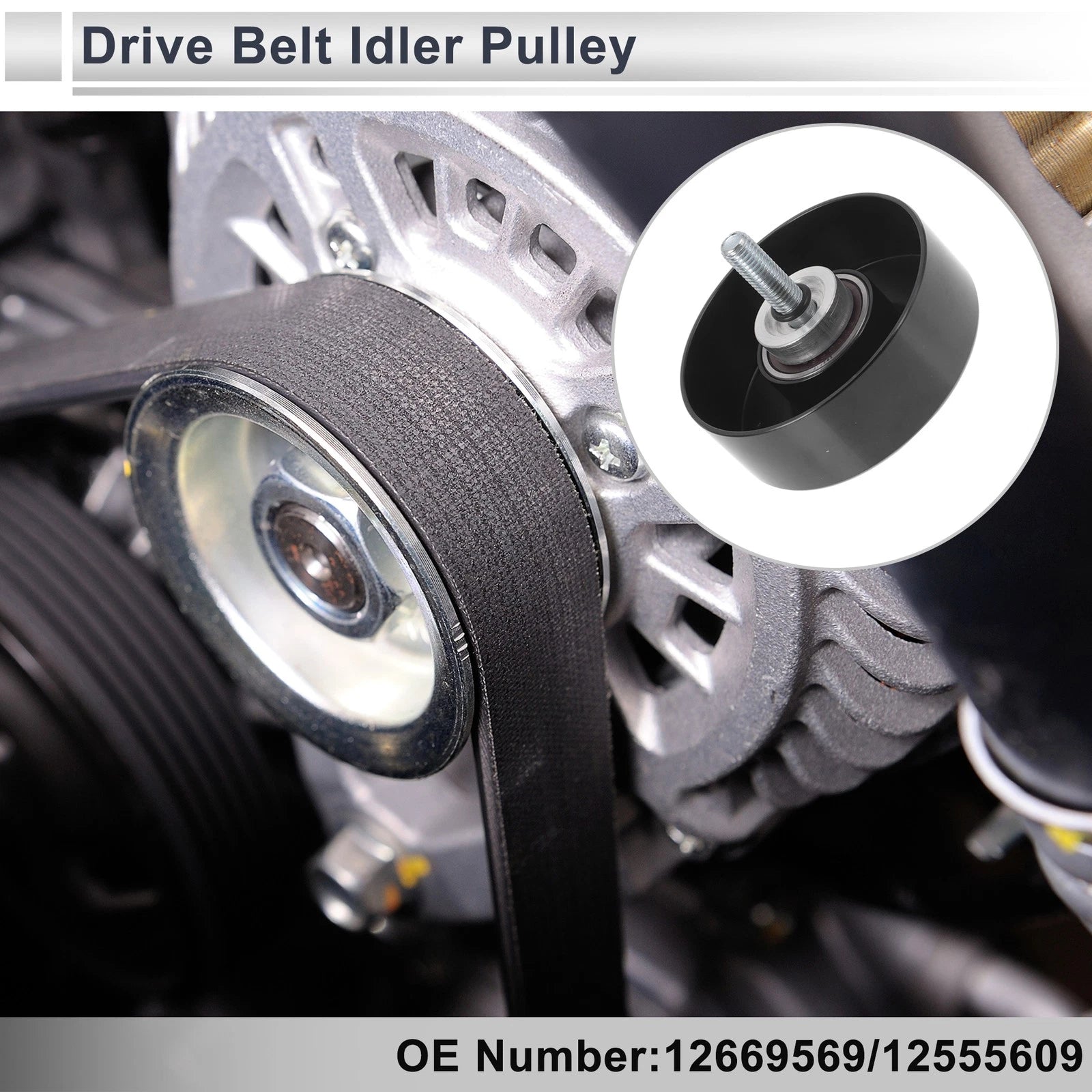 Drive Belt Idler Pulley Replacement for Chevrolet Silverado 1998–2013