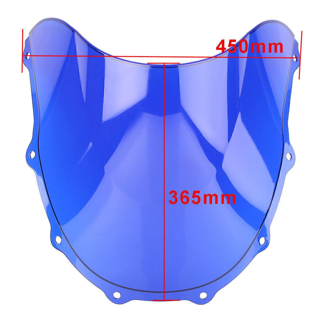 ABS Deep-Iridium Windshield for Kawasaki Ninja ZX7R (1996–2003)