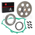 Starter Clutch Kit One Way Gear Bearing & Gasket for Yamaha Rhino Wolverine (2004–2019)