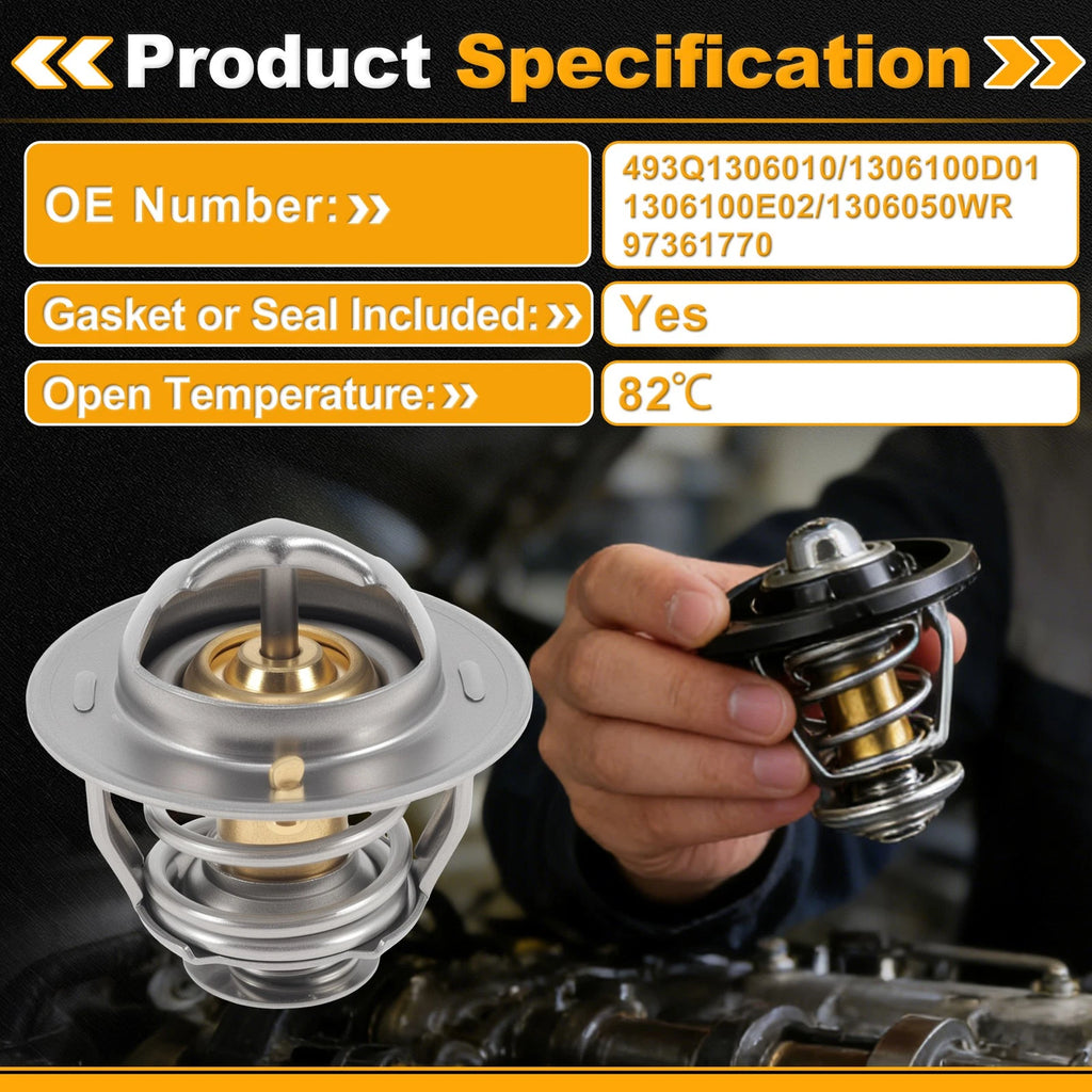 Engine Coolant Thermostat Replacement for American Motors Concord (1980–1982)
