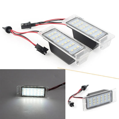 2Pcs License Plate Lamps for Chevrolet Cruze Camaro (Error Free, LED)