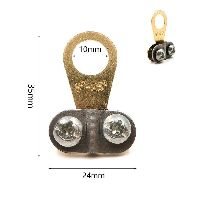 Wire Terminal Copper Brass Crimping Connector for Battery Cable Electrical Use