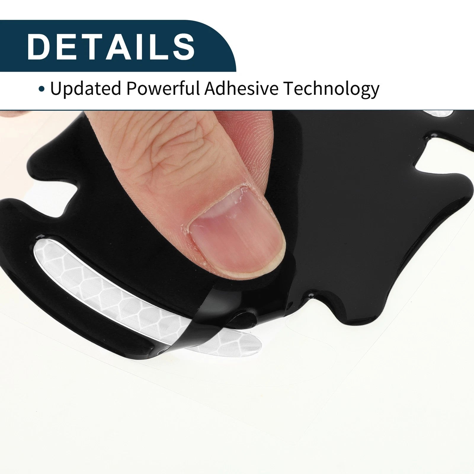 Set of 4 Door Handle Cup Covers for (Anti-scratch, Reflective)