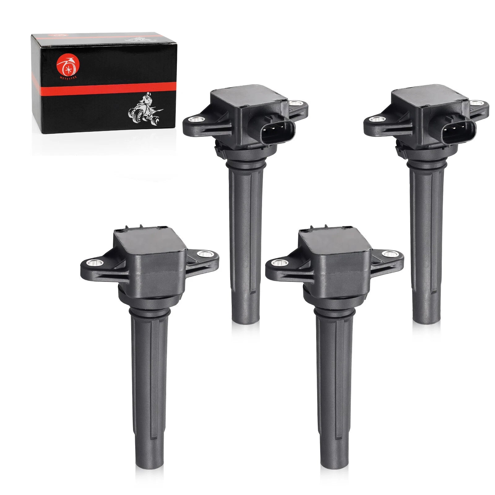 Set of 4 Ignition Coils for Yamaha WaveRunner GP1800 R HO SVHO (2017–2023)