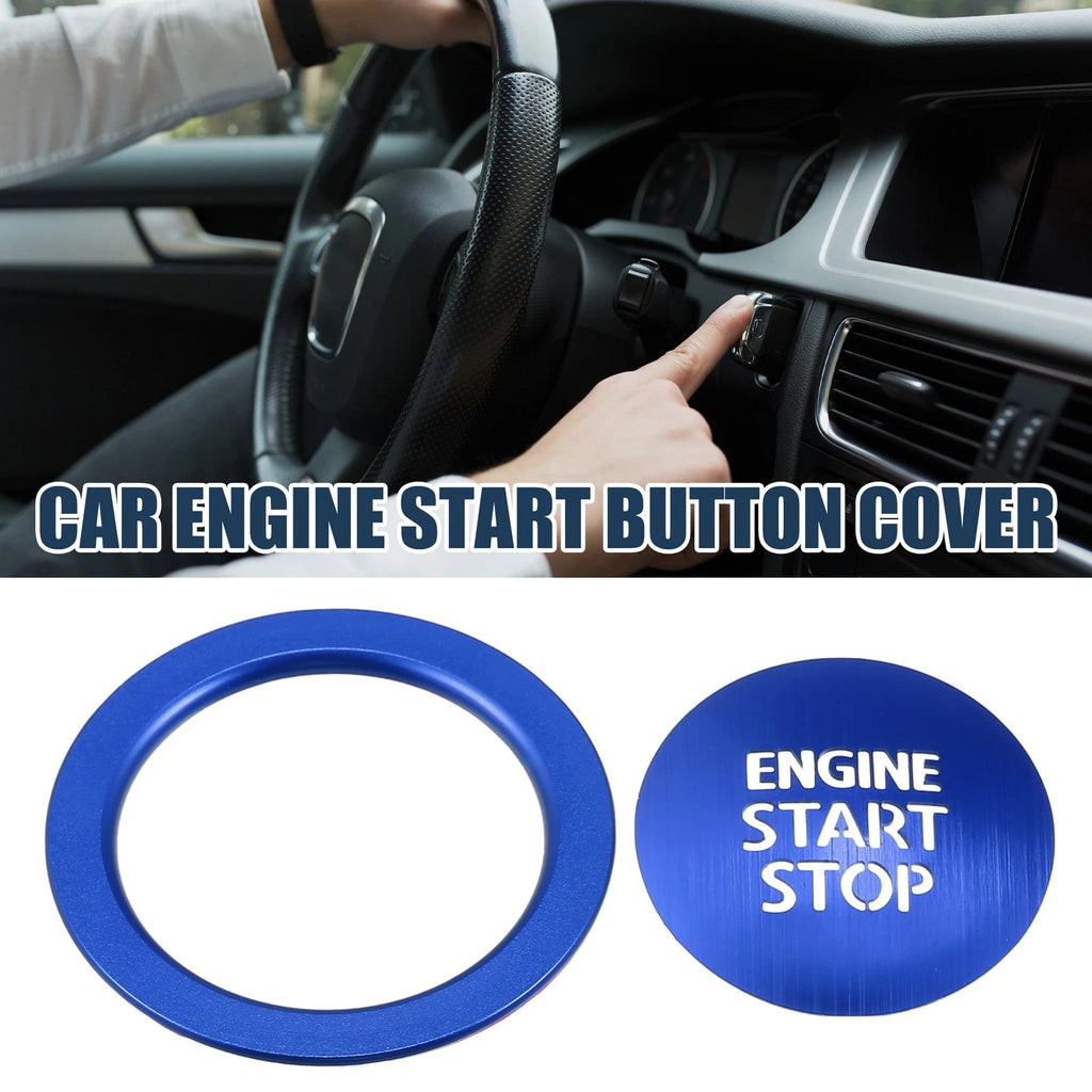 Engine Start Stop Button Cover Set Replace for Toyota Alphard 30 Series (2015–2019)