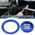 Engine Start Stop Button Cover Set Replace for Toyota Alphard 30 Series (2015–2019)