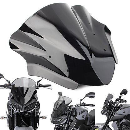 Double Bubble Windshield Deflector for Yamaha MT-09 FZ09 (2017–2020)
