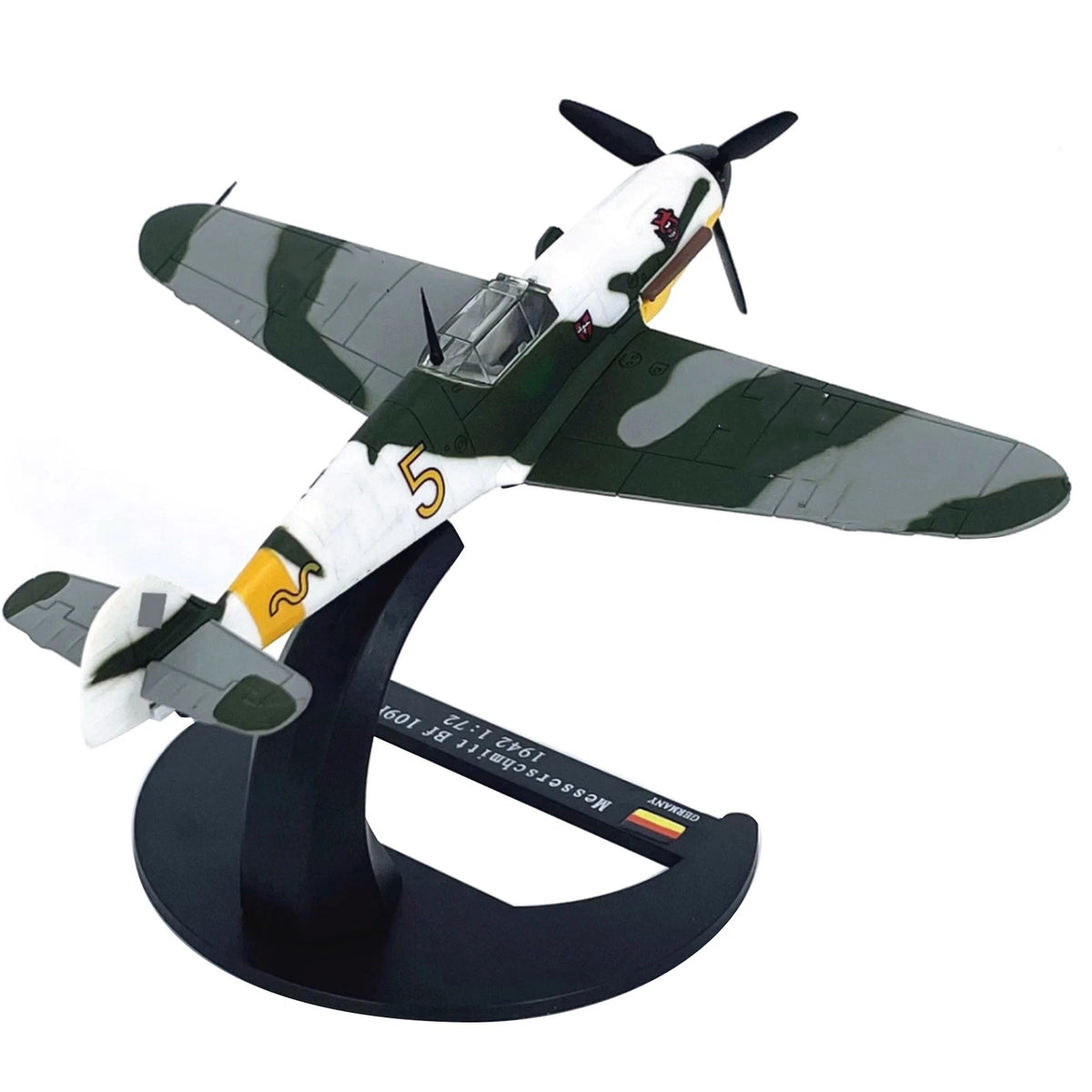 Alloy Model Display for Messerschmitt Bf-109F-4 (1/72 Scale)