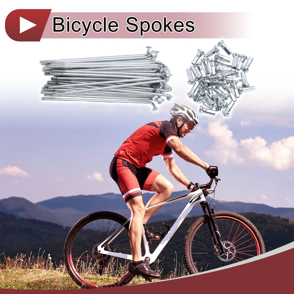 Bicycle Spoke Set 14G 76 mm Steel Galvanized for All Models (2005–2015)