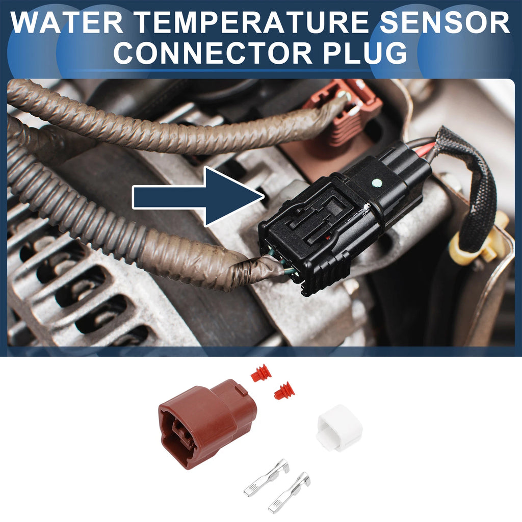 2 Pin Water Temperature Sensor Connector Plug for Nissan