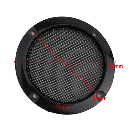 2X Speaker Grills for DIY Accessories (ABS Black Dust Cover)