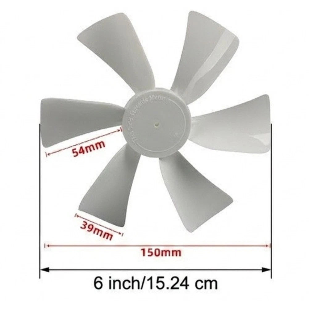 150mm Roof Vent Fan for RVs (White ABS)