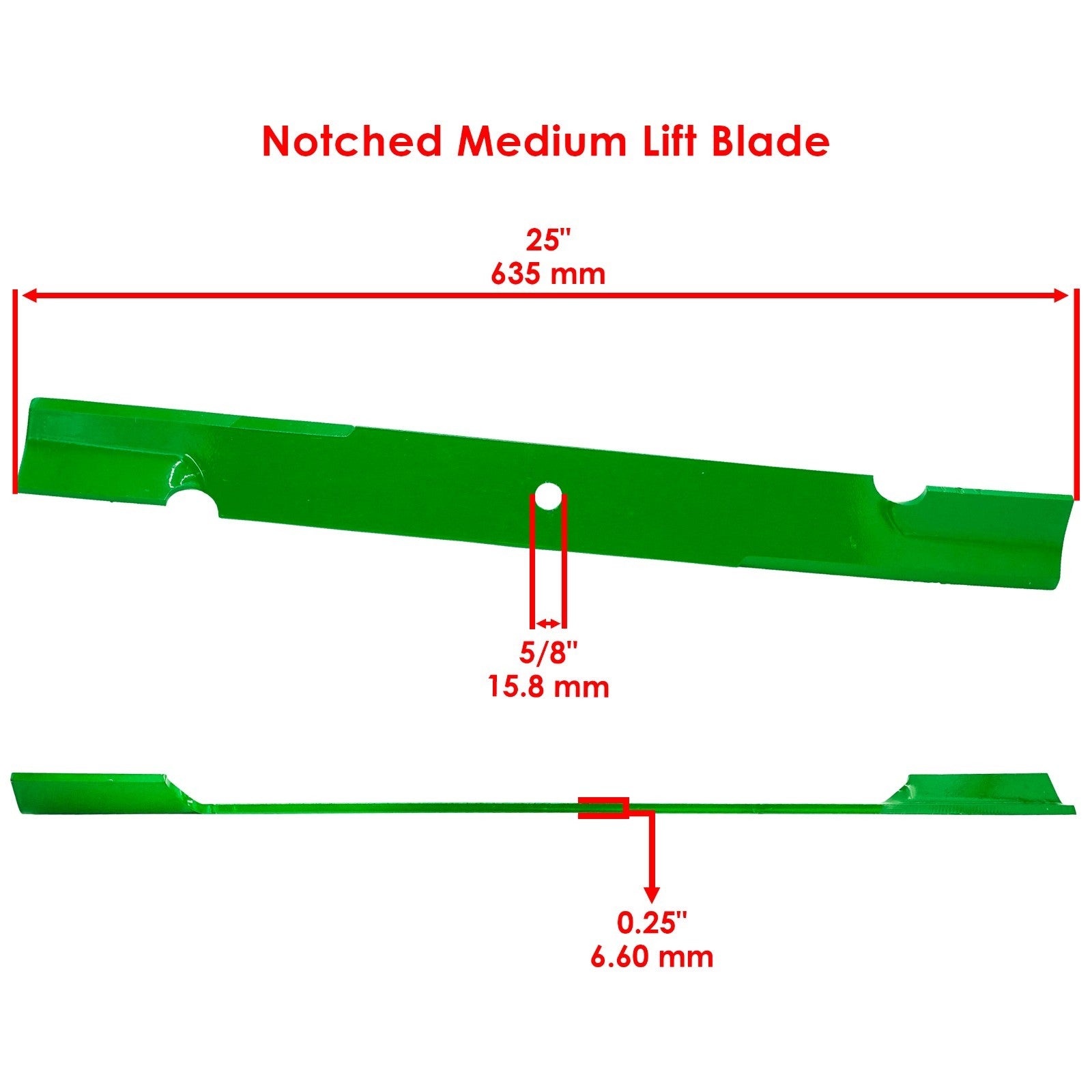 Deck Blade with Bolt for Snapper Ferris 72 Inch (2000–2000)