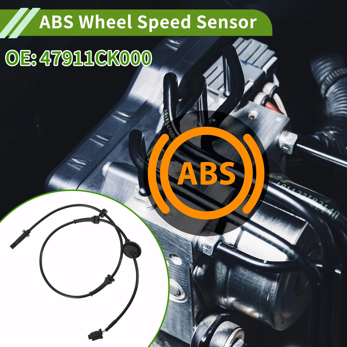 ABS Wheel Speed Sensor No. 47911CK000 for Nissan Quest (1993–2002)
