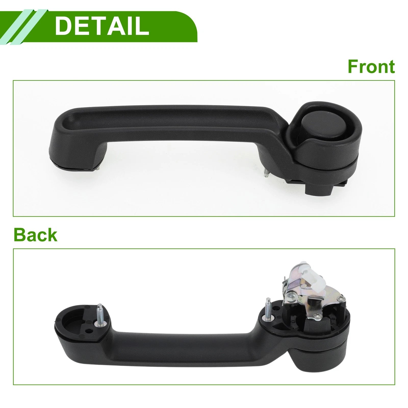 Tailgate Handle Replacement for Jeep Wrangler (2007–2017) No.55395410AH Black